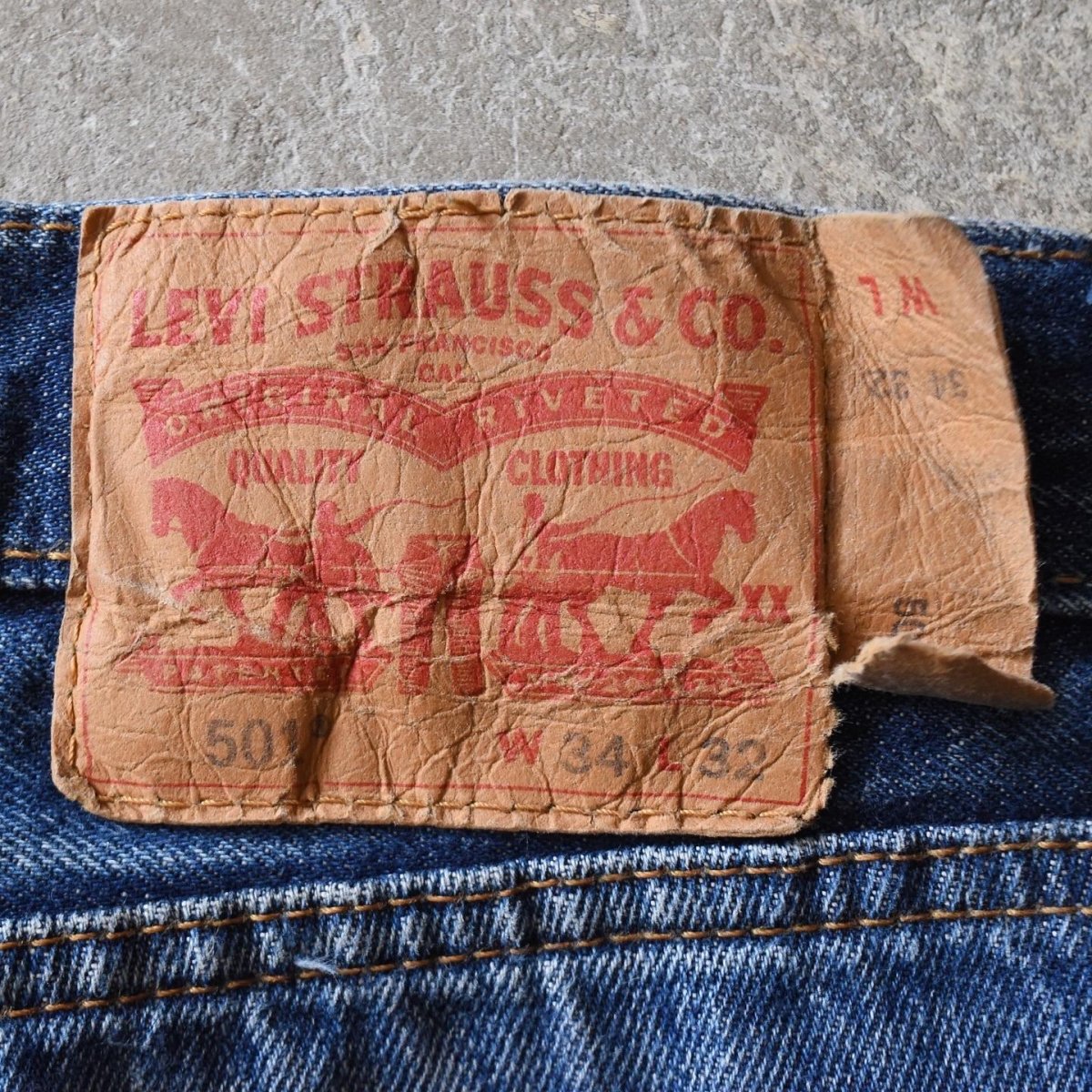 画像15: Levi's 501　 "鬼ヒゲ"　 表記W34 L32  (15)