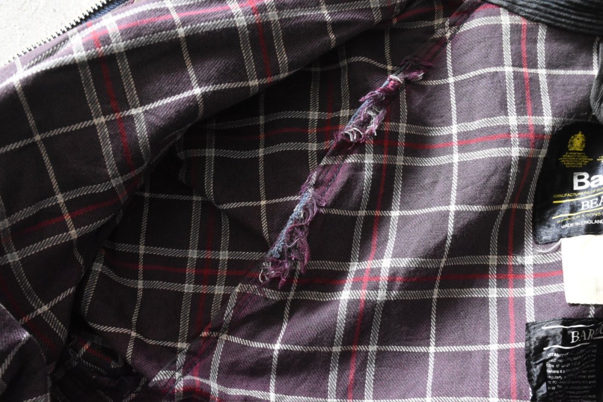 画像26: 1990s Barbour BEAUFORT オイルドジャケット　 "MADE IN ENGLAND"　 表記40  (26)