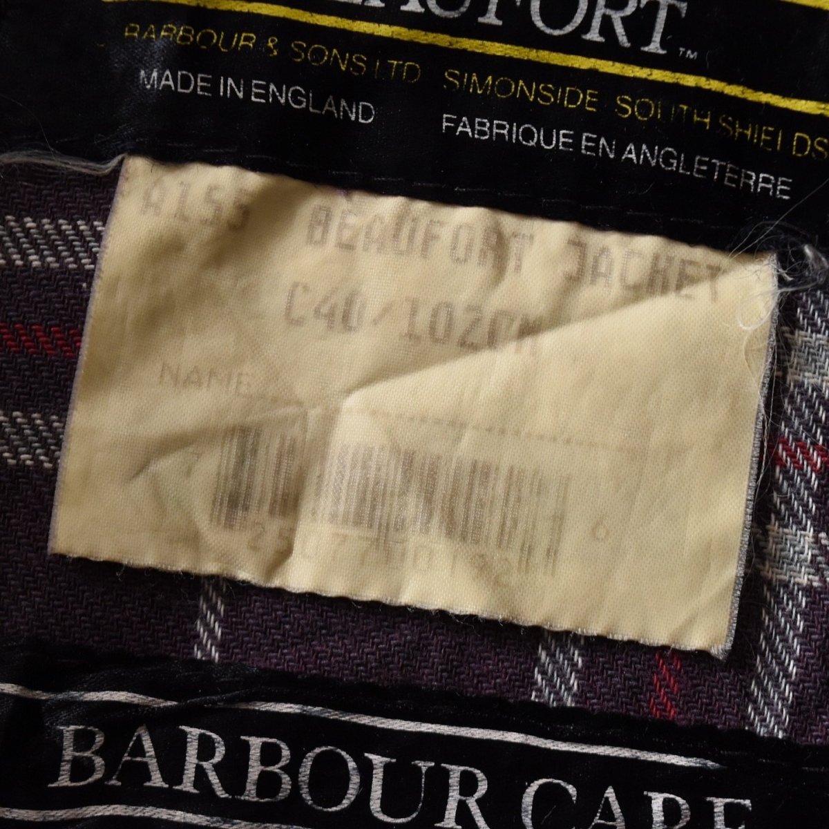 画像5: 1990s Barbour BEAUFORT オイルドジャケット　 "MADE IN ENGLAND"　 表記40  (5)