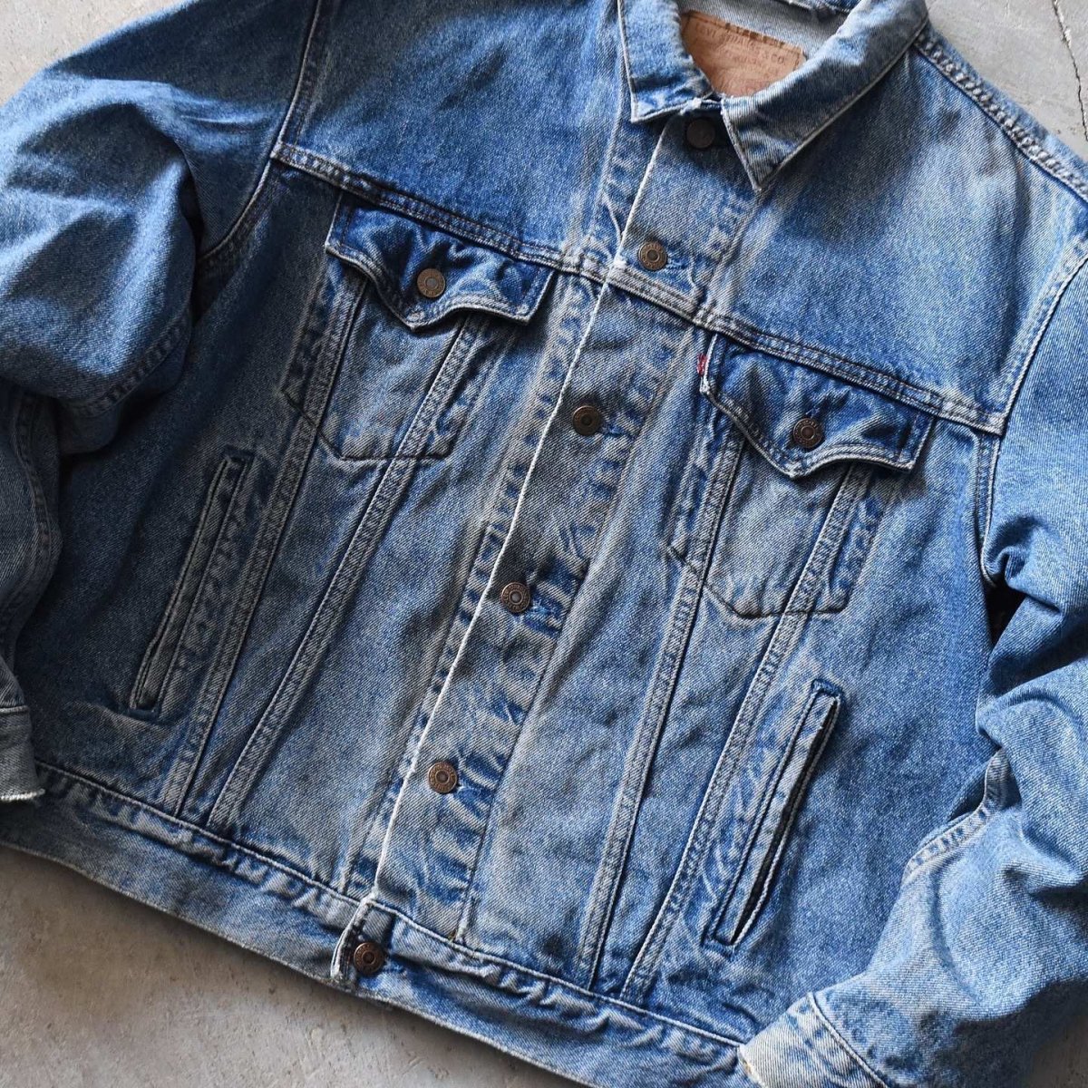 画像5: 1990s Levi's 75506 デニムジャケット　 "MADE IN CANADA"　 表記46  (5)