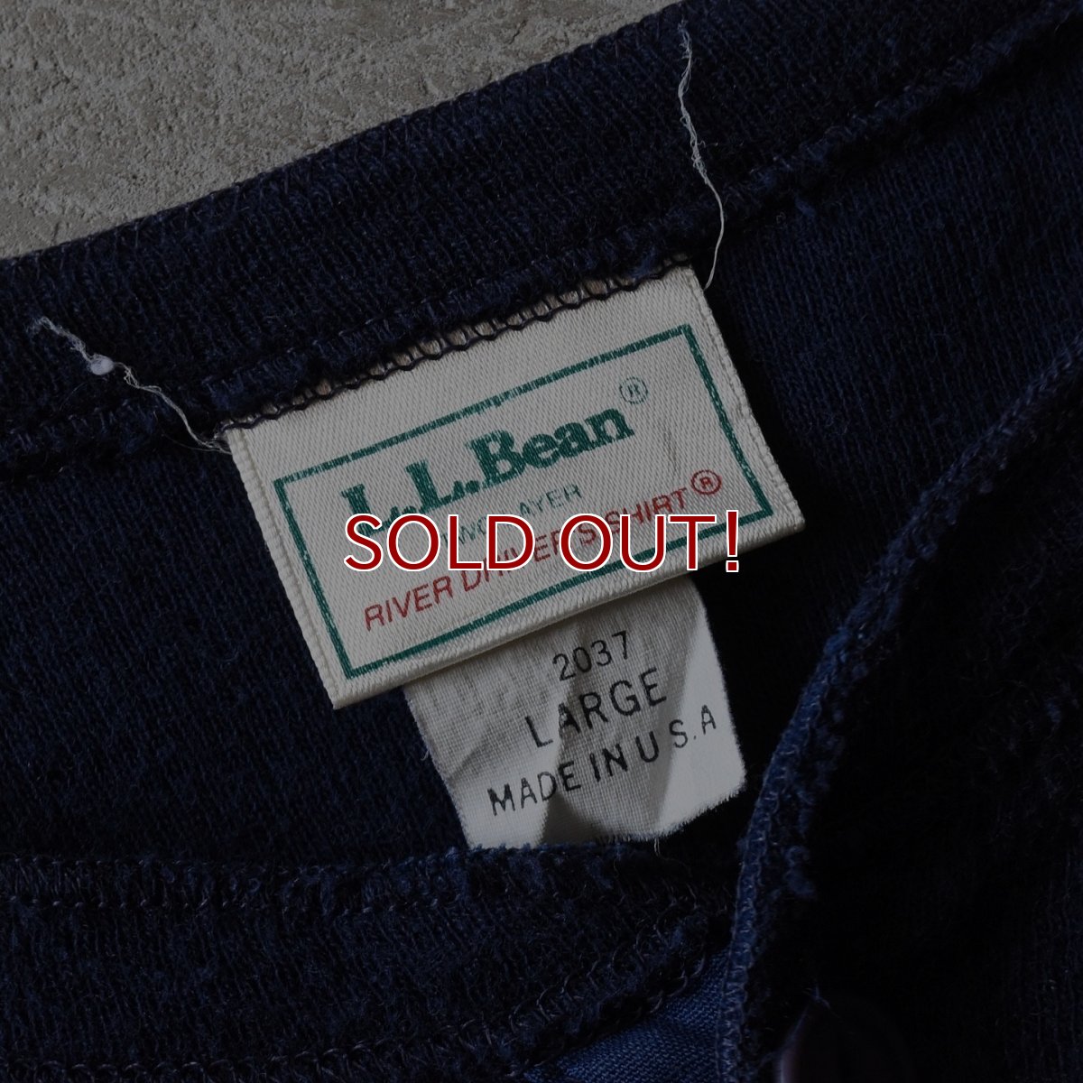 画像2: 1980s〜 L.L.Bean ツーレイヤーリバードライバーシャツ　 "MADE IN USA"　 表記L  (2)