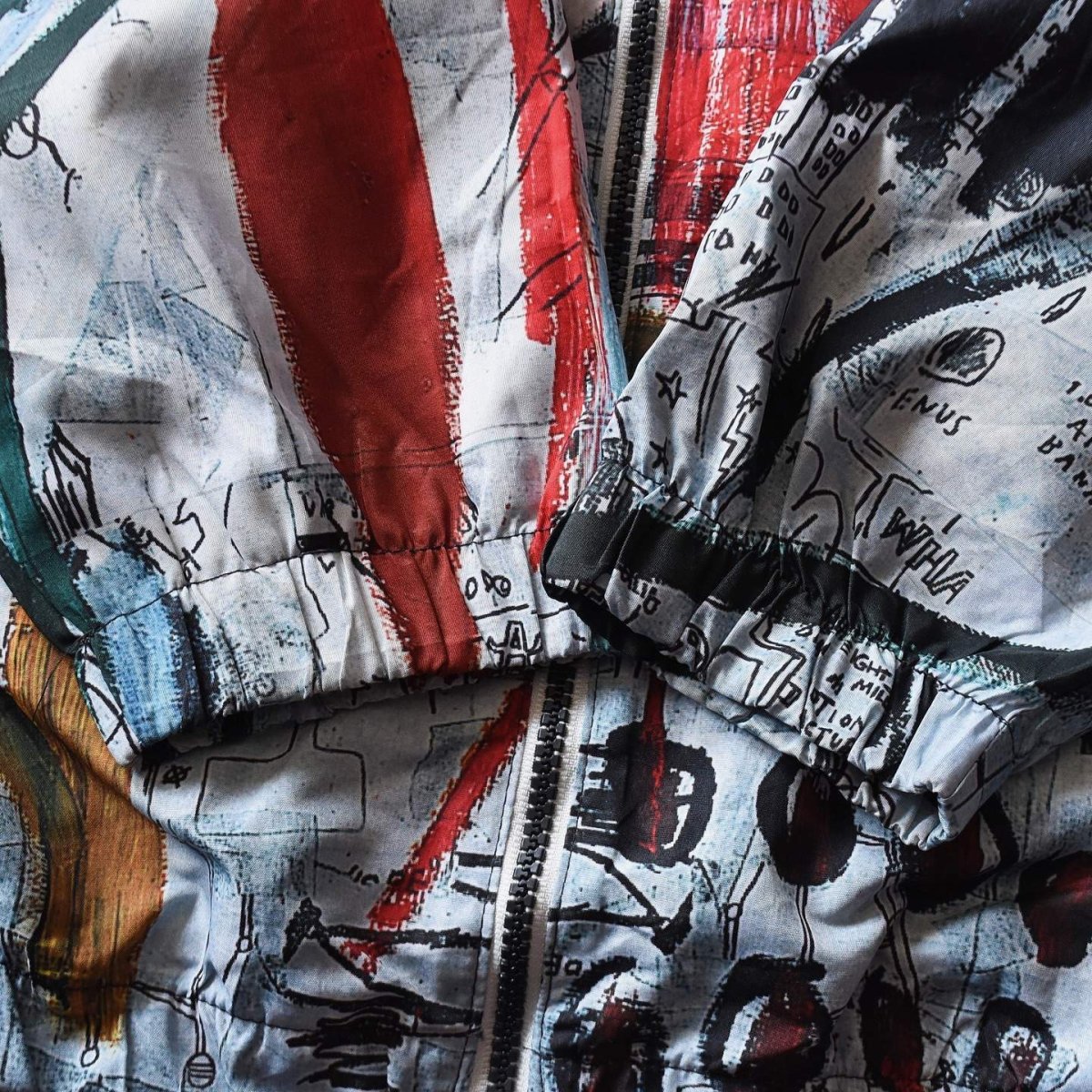 画像9: JEAN-MICHEL BASQUIAT × MEMBERS ONLY ウインドブレーカー　 表記XL  (9)