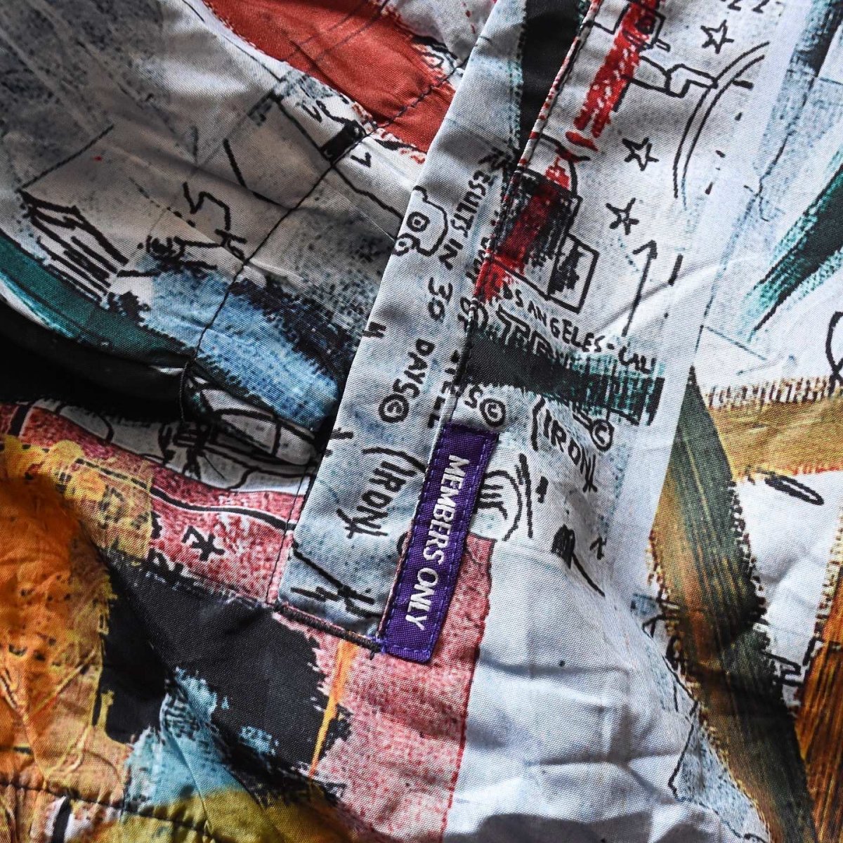 画像8: JEAN-MICHEL BASQUIAT × MEMBERS ONLY ウインドブレーカー　 表記XL  (8)