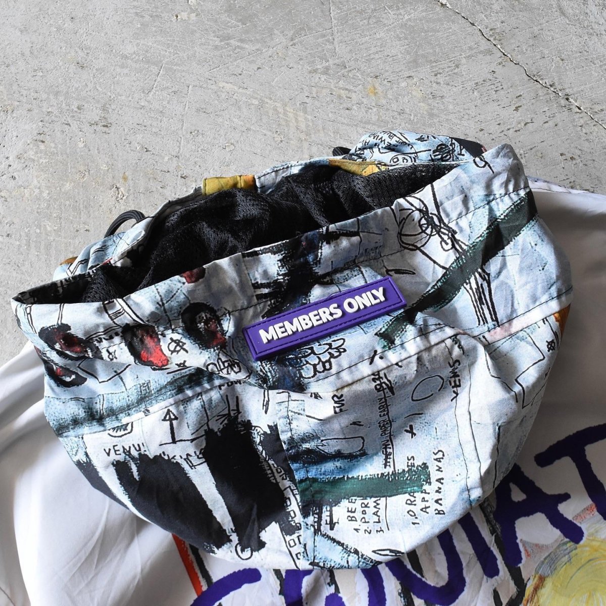 画像11: JEAN-MICHEL BASQUIAT × MEMBERS ONLY ウインドブレーカー　 表記XL  (11)