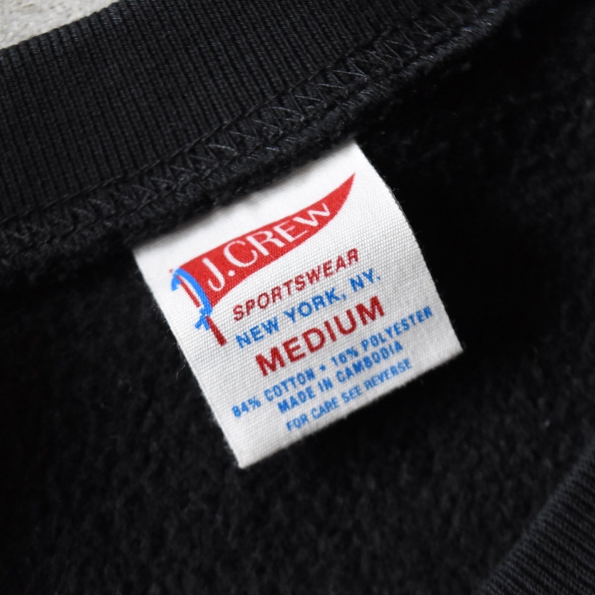 画像2: J.CREW 前Vスウェット　 "リバースウィーブTYPE"　 表記M  (2)