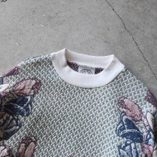 画像5: 1990s SUGAR STREET WEAVERS 総柄ゴブランスウェット　 "MADE IN USA"　 表記ONE SIZE  (5)