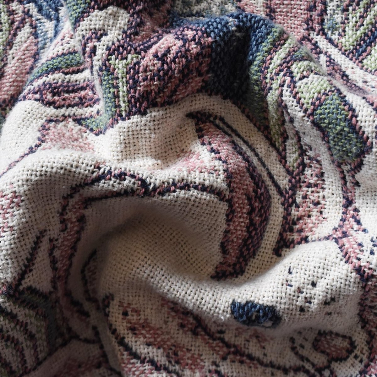 画像10: 1990s SUGAR STREET WEAVERS 総柄ゴブランスウェット　 "MADE IN USA"　 表記ONE SIZE  (10)