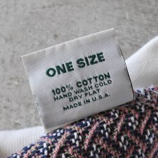 画像4: 1990s SUGAR STREET WEAVERS 総柄ゴブランスウェット　 "MADE IN USA"　 表記ONE SIZE  (4)