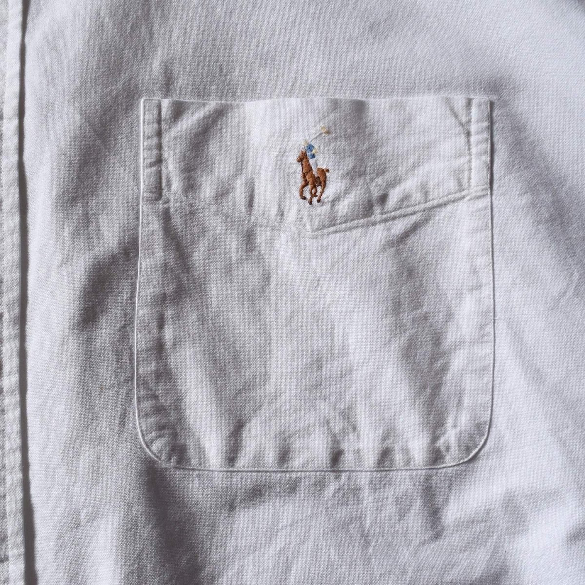 画像7: Ralph Lauren ボタンダウンシャツ　 "BIG SHIRT"　 表記XL  (7)