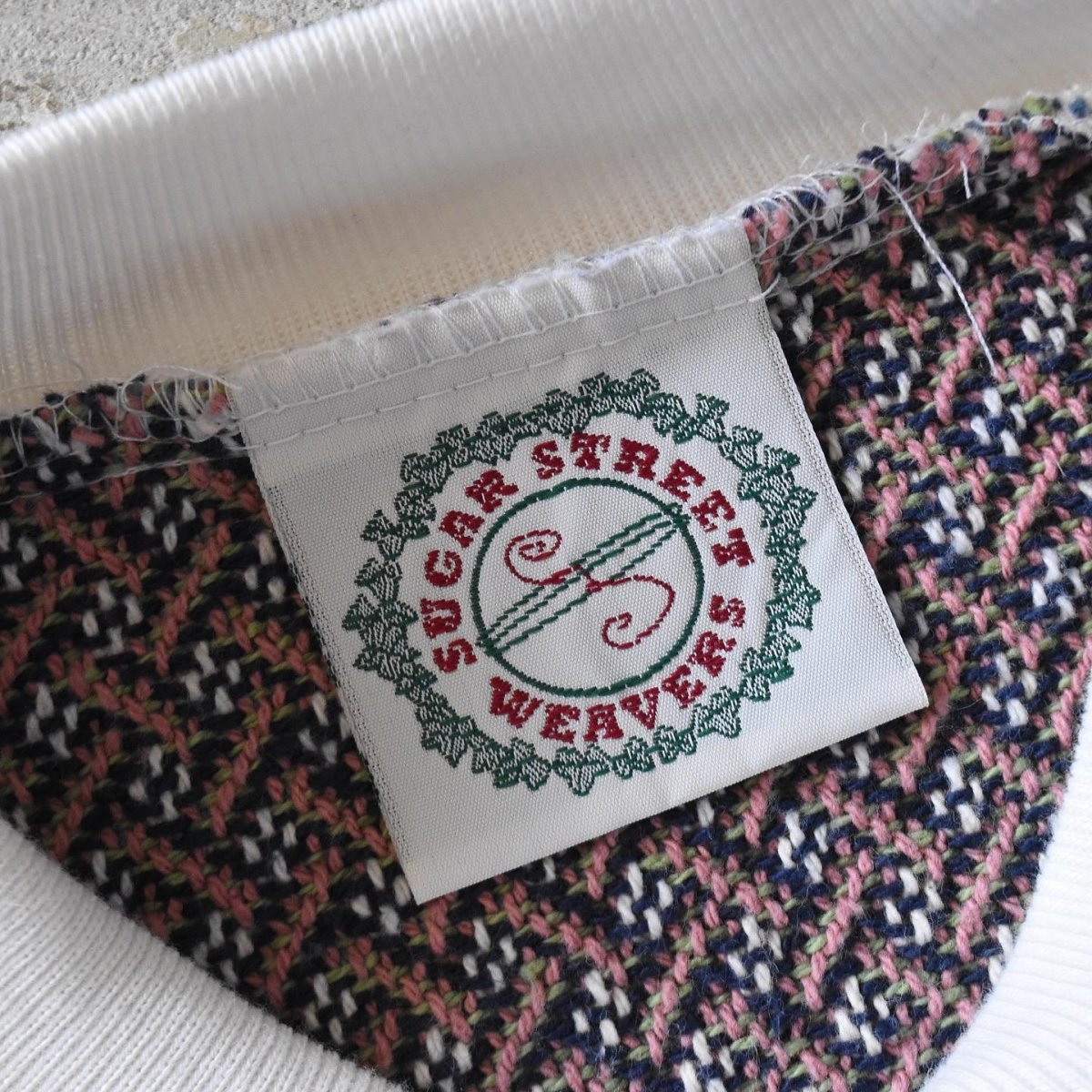 画像3: 1990s SUGAR STREET WEAVERS 総柄ゴブランスウェット　 "MADE IN USA"　 表記ONE SIZE  (3)
