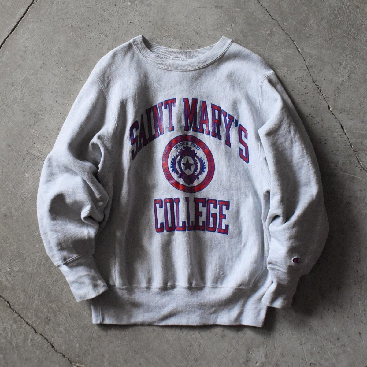画像1: 1990s Champion リバースウィーブスウェット　 "SAINT MARY'S COLLEGE"　 表記M  (1)
