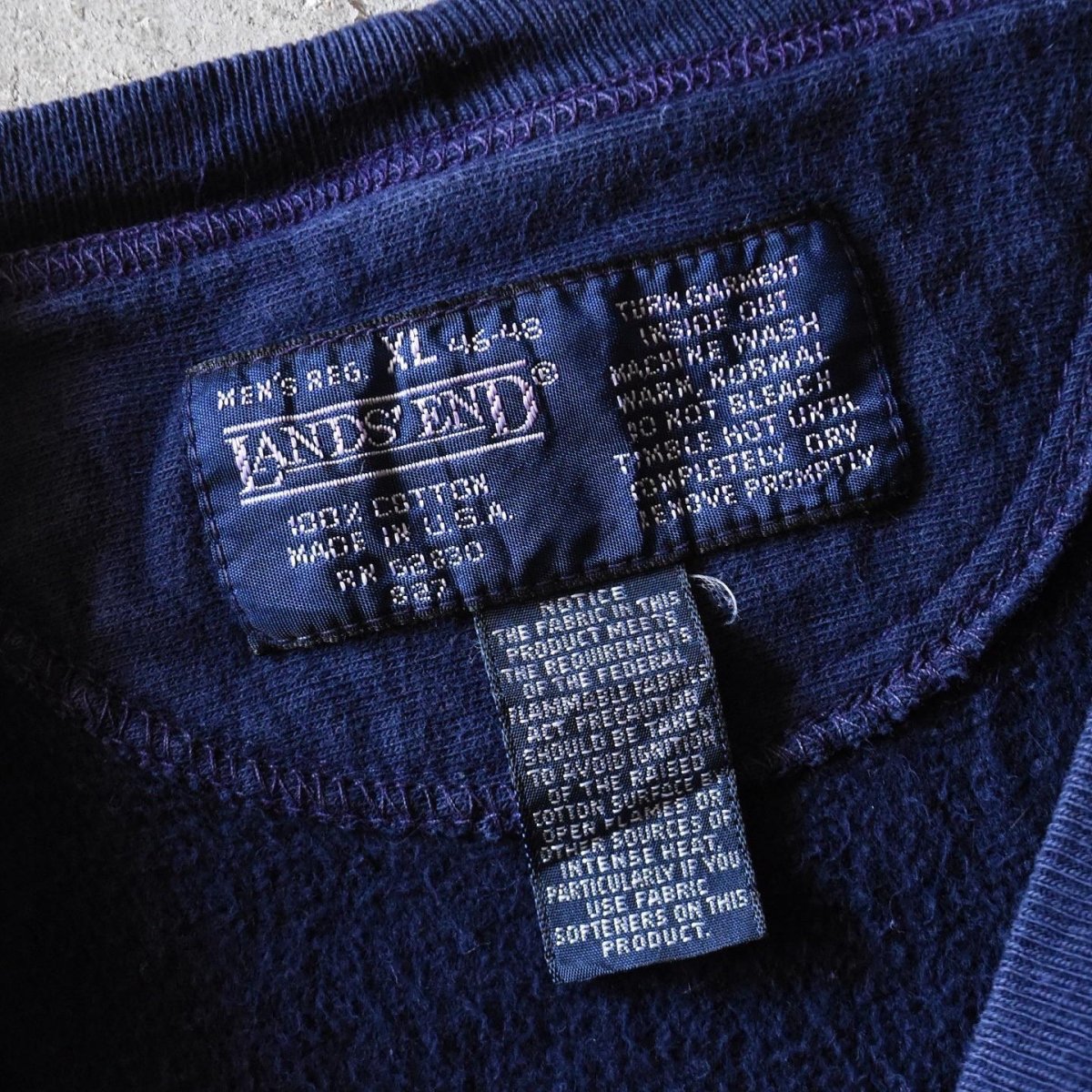 画像2: 1990s LANDS'END スウェット　 "MADE IN USA"　 表記XL  (2)