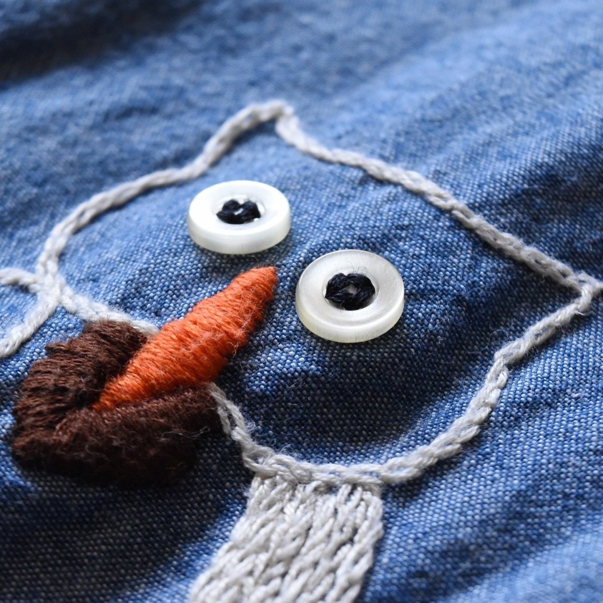 画像16: 1970s OSHKOSH 刺繍シャンブレーシャツ　 "MADE IN USA"　 表記15 REG  (16)