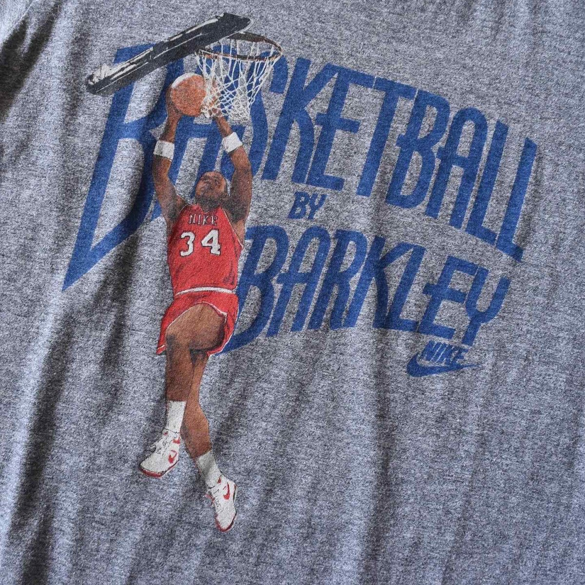 画像4: 1980s NIKE チャールズバークレーTシャツ　 "MADE IN USA"　 表記L  (4)