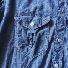 画像7: 1970s OSHKOSH 刺繍シャンブレーシャツ　 "MADE IN USA"　 表記15 REG  (7)