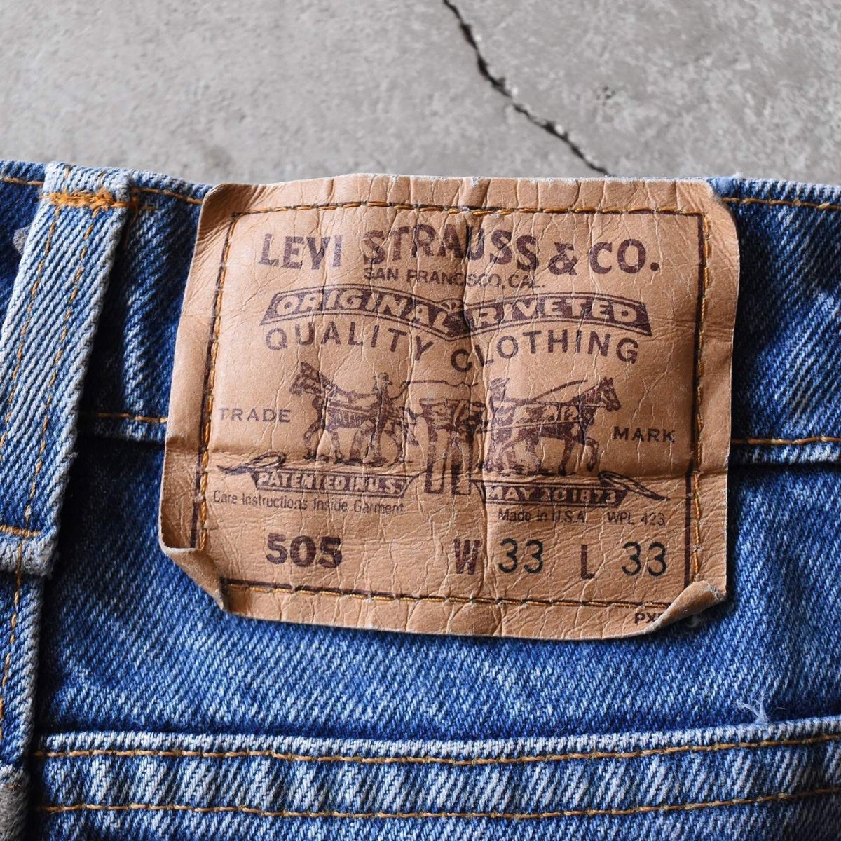 画像17: 1990s Levi's 505　 "MADE IN USA"　 表記W33 L33  (17)