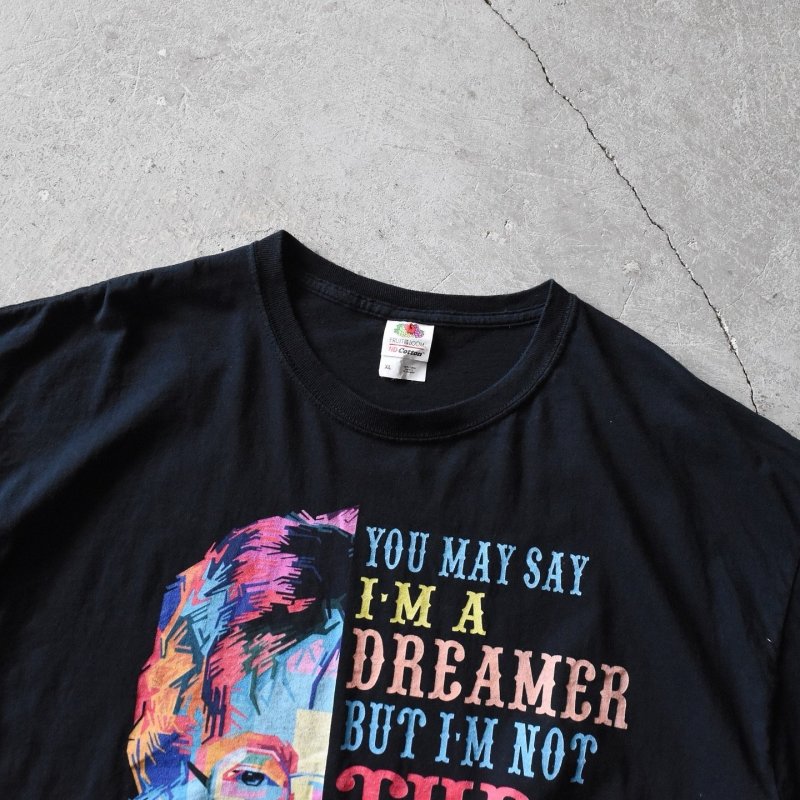 JOHN LENNON イマジンTシャツ 表記XL - 古着屋HamburgCafe