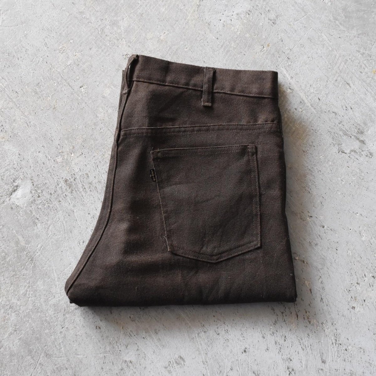 画像1: 1970s LEVI'S STA-PREST 646フレアパンツ　 "BigE"　 実寸W34  (1)