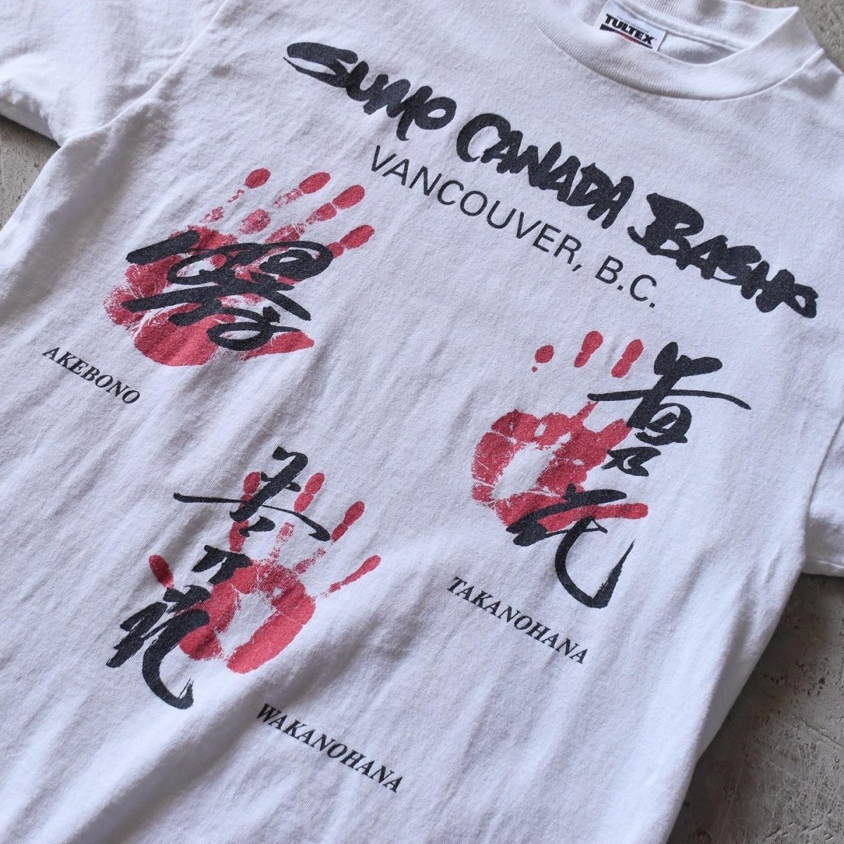 画像5: 1990s 大相撲カナダ公演1998 Tシャツ　 "MADE IN CANADA"　 表記M  (5)