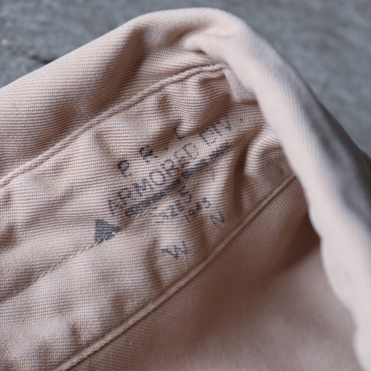 画像4: POLO RALPH LAUREN マチ付きミリタリーシャツ　 "バックステンシル"　 表記2XB  (4)