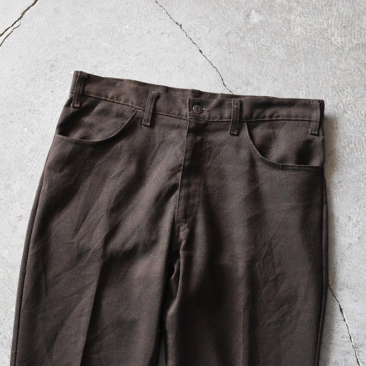 画像4: 1970s LEVI'S STA-PREST 646フレアパンツ　 "BigE"　 実寸W34  (4)