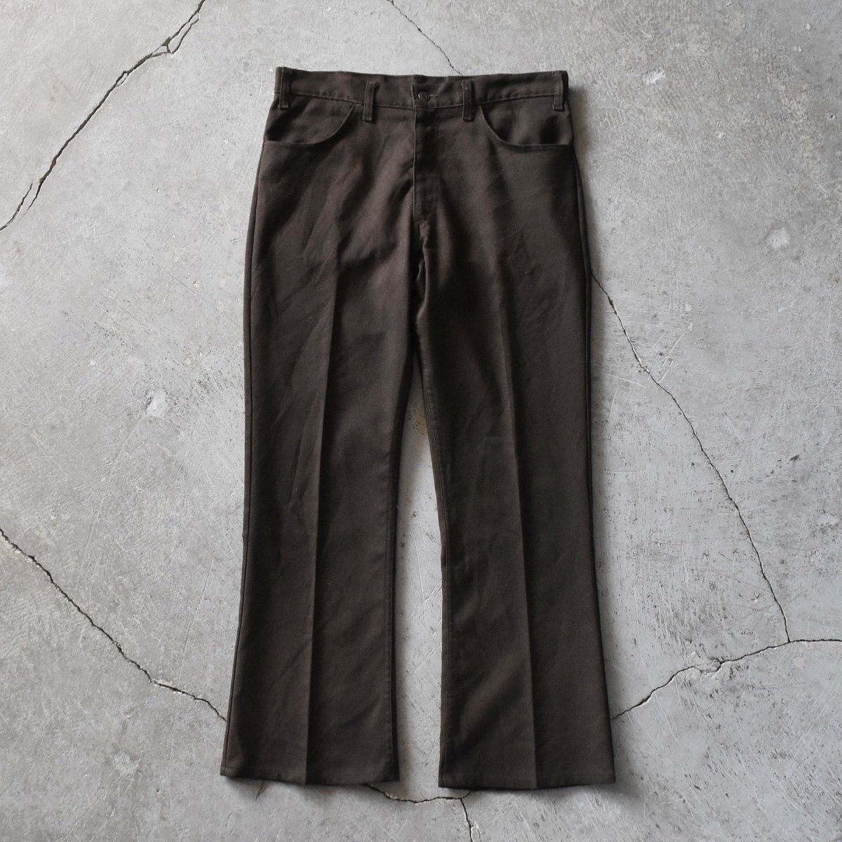 画像11: 1970s LEVI'S STA-PREST 646フレアパンツ　 "BigE"　 実寸W34  (11)