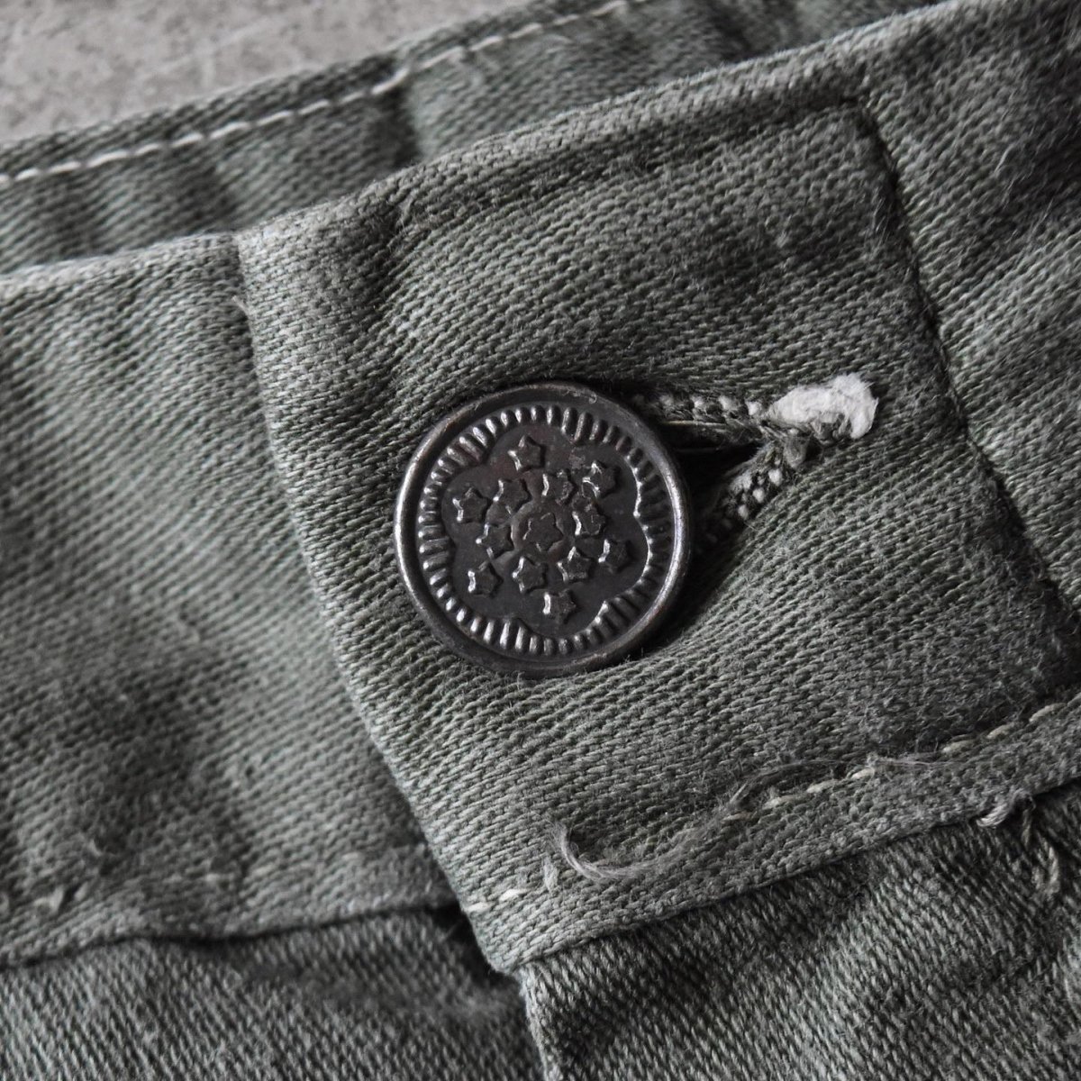 画像5: 1950-60s USMC？コットンベイカーパンツ　 "13 STAR BUTTON"　 実寸W32  (5)