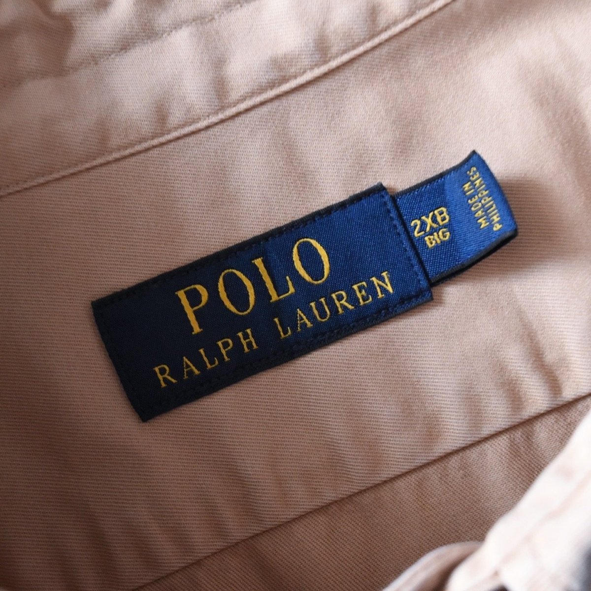 画像3: POLO RALPH LAUREN マチ付きミリタリーシャツ　 "バックステンシル"　 表記2XB  (3)