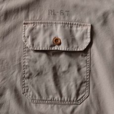 画像9: POLO RALPH LAUREN マチ付きミリタリーシャツ　 "バックステンシル"　 表記2XB  (9)