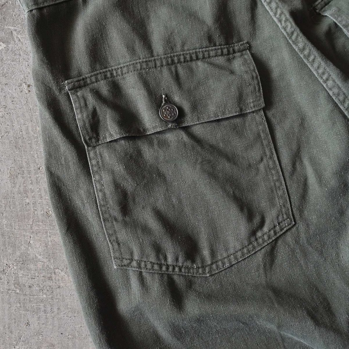 画像13: 1950-60s USMC？コットンベイカーパンツ　 "13 STAR BUTTON"　 実寸W32  (13)