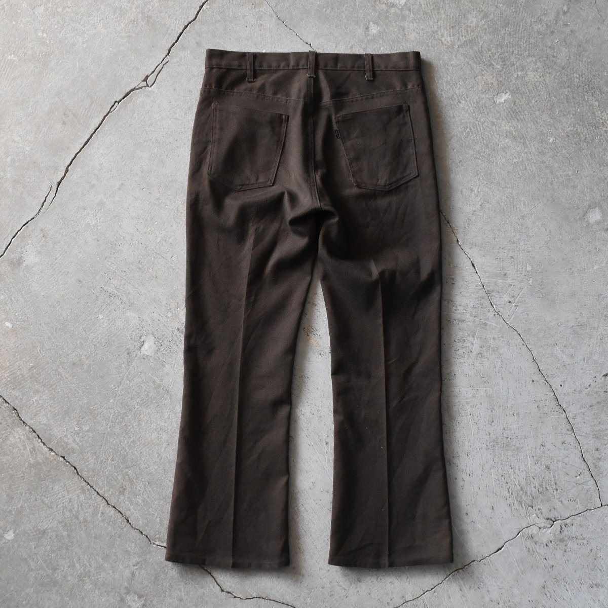 画像12: 1970s LEVI'S STA-PREST 646フレアパンツ　 "BigE"　 実寸W34  (12)