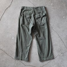 画像2: 1950-60s USMC？コットンベイカーパンツ　 "13 STAR BUTTON"　 実寸W32  (2)