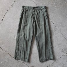 画像1: 1950-60s USMC？コットンベイカーパンツ　 "13 STAR BUTTON"　 実寸W32  (1)