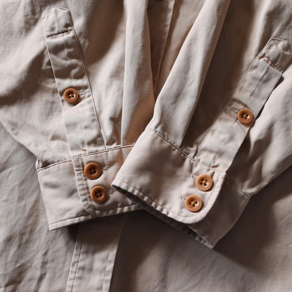 画像13: POLO RALPH LAUREN マチ付きミリタリーシャツ　 "バックステンシル"　 表記2XB  (13)