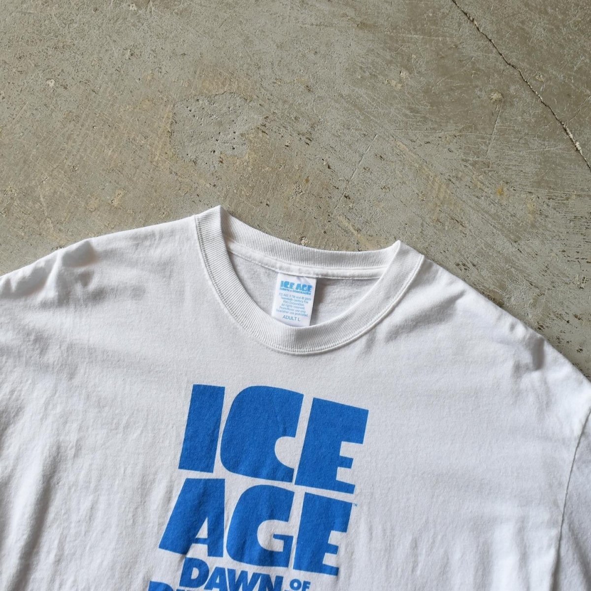 画像4: ICE AGE3 -ティラノのおとしもの-ムービーTシャツ　 表記L  (4)