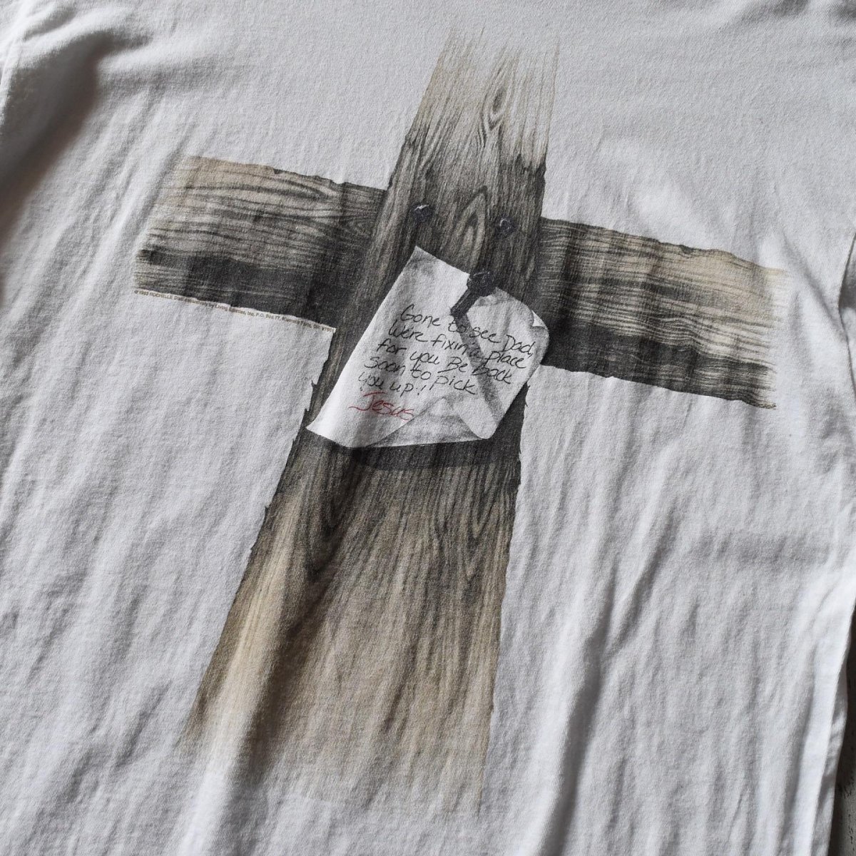 画像8: 1990s JESUS Tシャツ　 "MADE IN USA"　 表記XL  (8)