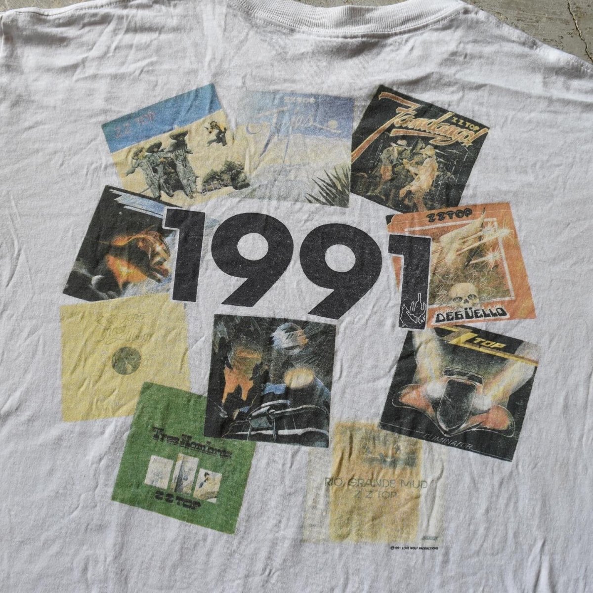 画像7: 1990s ZZTOP '91 WORLD TOUR Tシャツ　 "MADE IN USA"　 表記ONE SIZE(実寸XL)  (7)