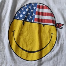 画像4: 1990s BLACKJACK INC. 星条旗スマイリー グラフィックTシャツ　 表記L  (4)