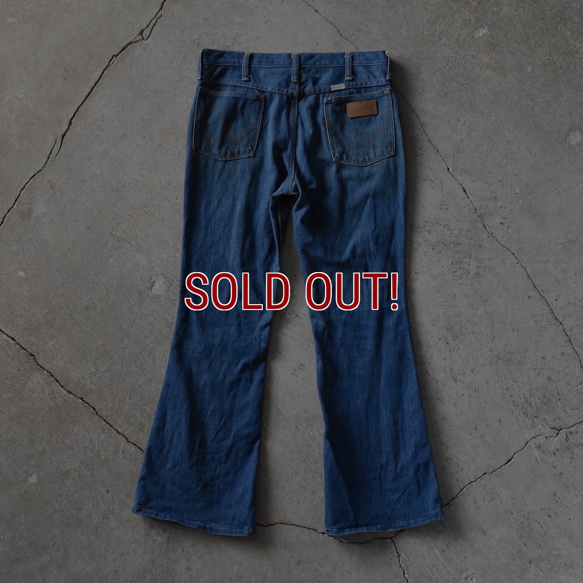 画像2: 1970s Wrangler デニムフレアパンツ　 "MADE IN USA"　 実寸W31  (2)