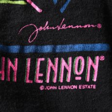 画像5: 1980s JOHN LENNON  "BABY GRAND"  ドローイングアートTシャツ　 "MADE IN USA"　 表記M  (5)