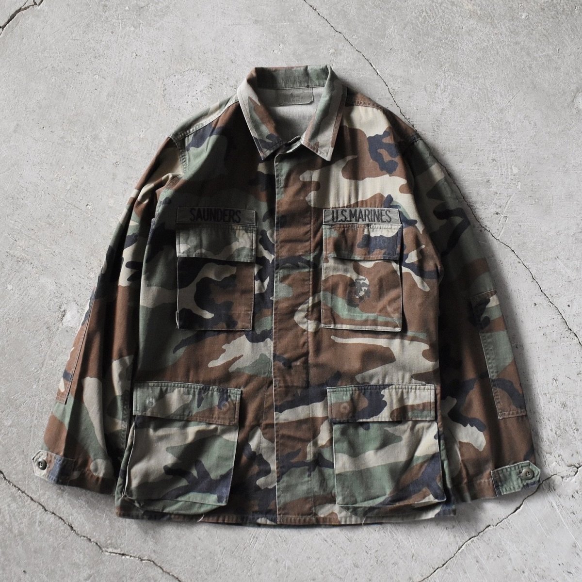 画像1: 1990s US.MARINES BDUジャケット　 表記SMALL-REGULAR  (1)