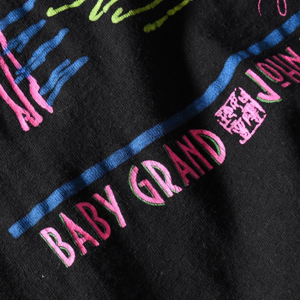画像6: 1980s JOHN LENNON  "BABY GRAND"  ドローイングアートTシャツ　 "MADE IN USA"　 表記M  (6)