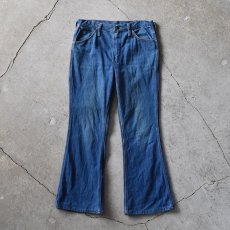 画像1: 1970s Wrangler デニムフレアパンツ　 "MADE IN USA"　 実寸W31  (1)