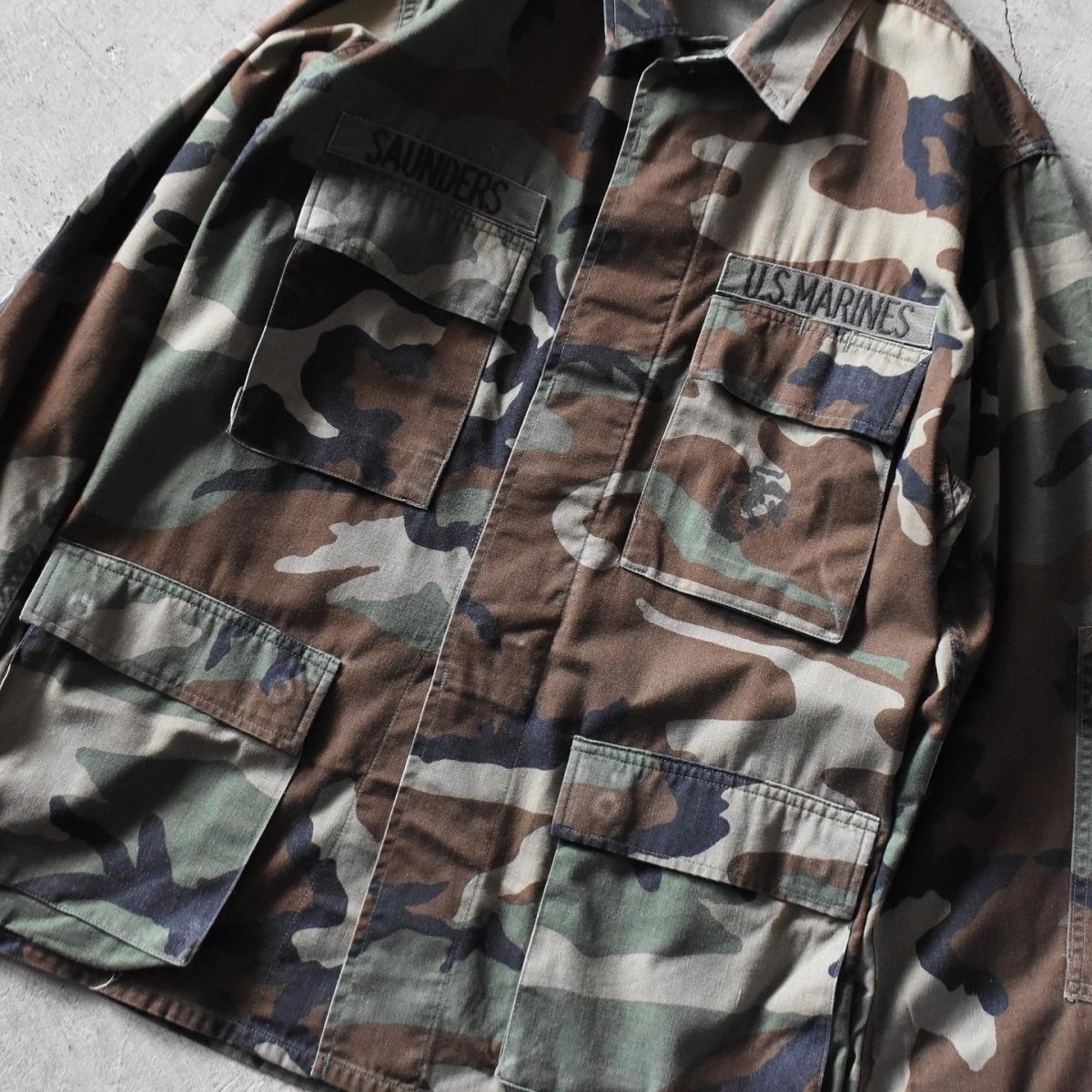 画像7: 1990s US.MARINES BDUジャケット　 表記SMALL-REGULAR  (7)
