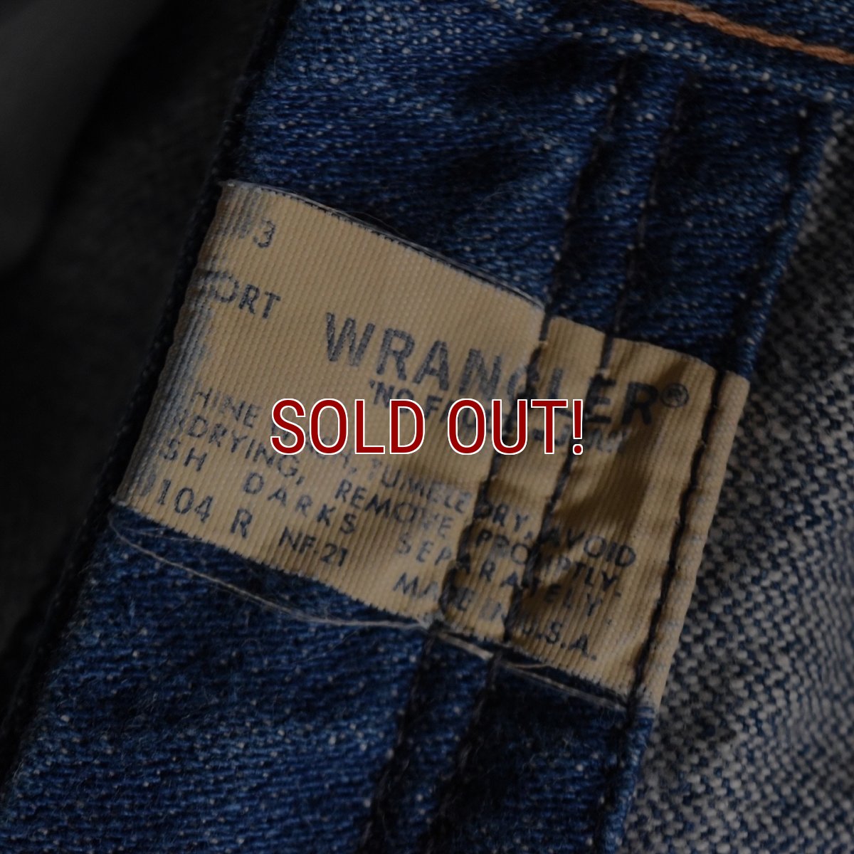 画像5: 1970s Wrangler デニムフレアパンツ　 "MADE IN USA"　 実寸W31  (5)