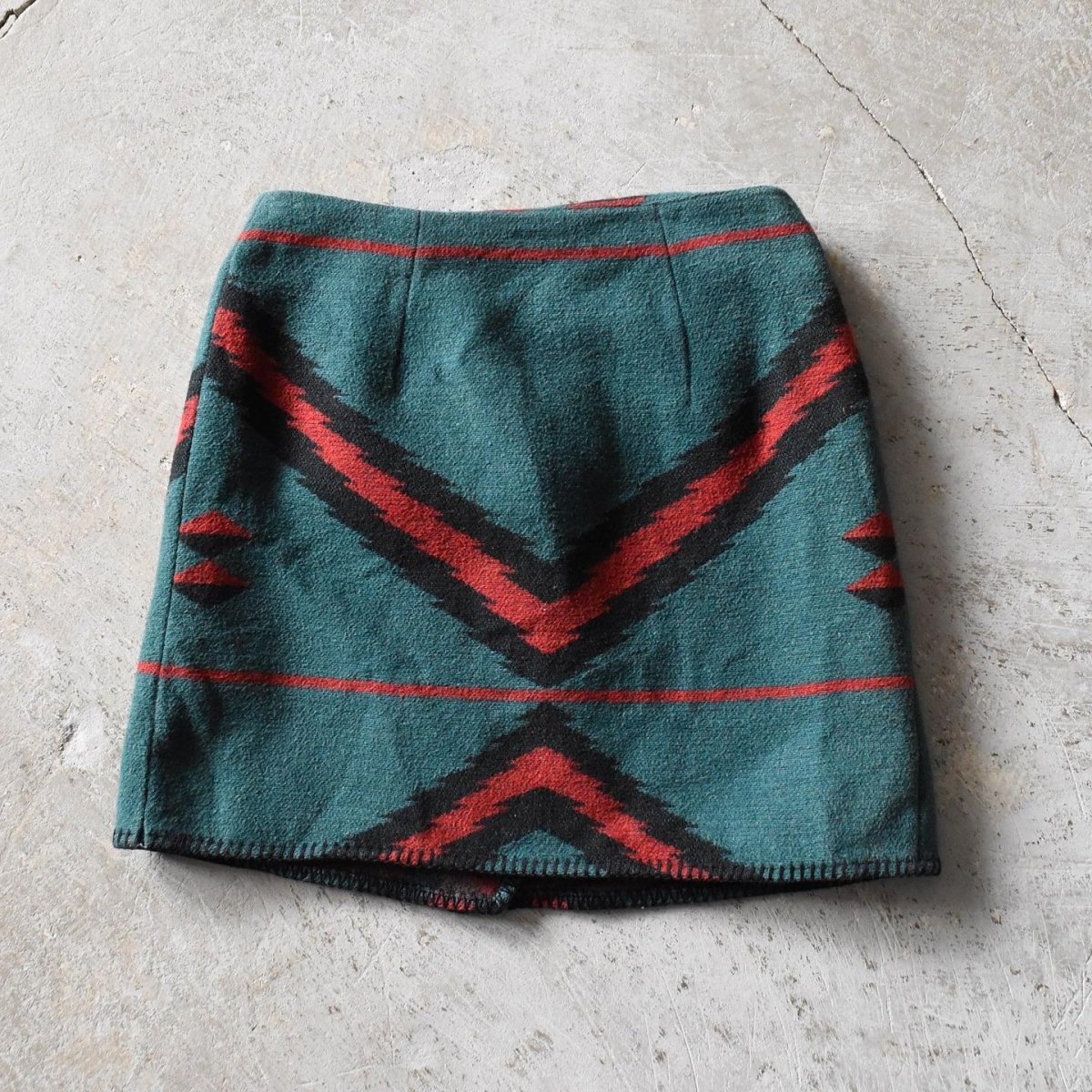 画像2: 1980-90s COUNTRY RALPH LAUREN ネイティブブランケット巻きスカート　 "MADE IN USA"　 表記8  (2)