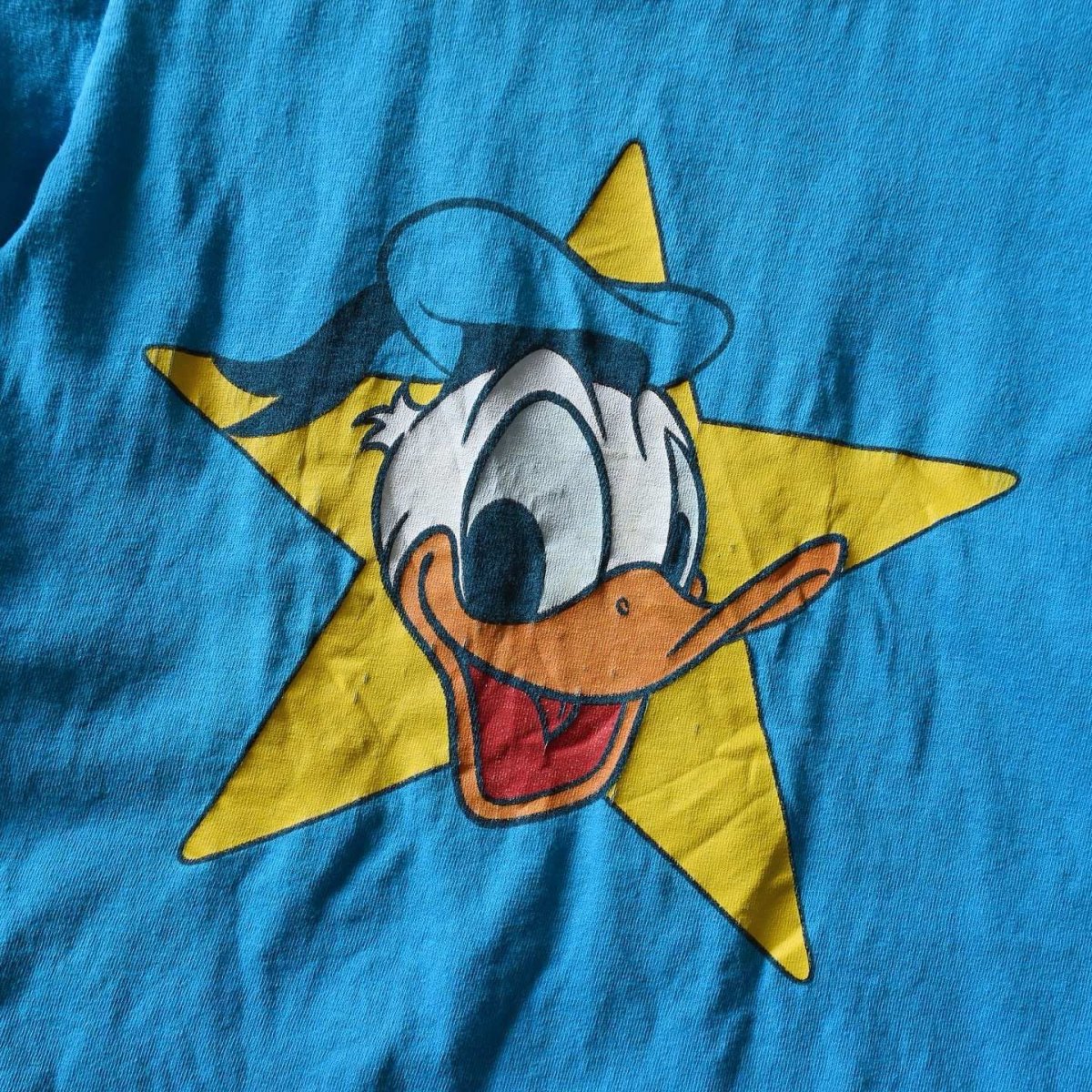画像4: [KIDS VINTAGE] 1980-90s DISNEY ドナルドダックTシャツ　 "MADE IN USA"　 表記Kids L  (4)