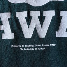 画像6: UNIVERSITY OF HAWAII カレッジTシャツ　 表記XL  (6)