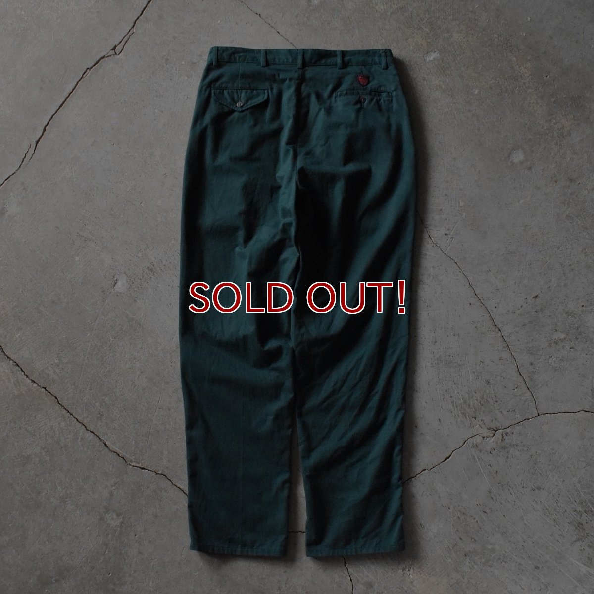 画像2: Polo by RalphLauren ツータックチノトラウザー　 "THE CLASSIC GOLF PANT"　 表記W34 L32  (2)