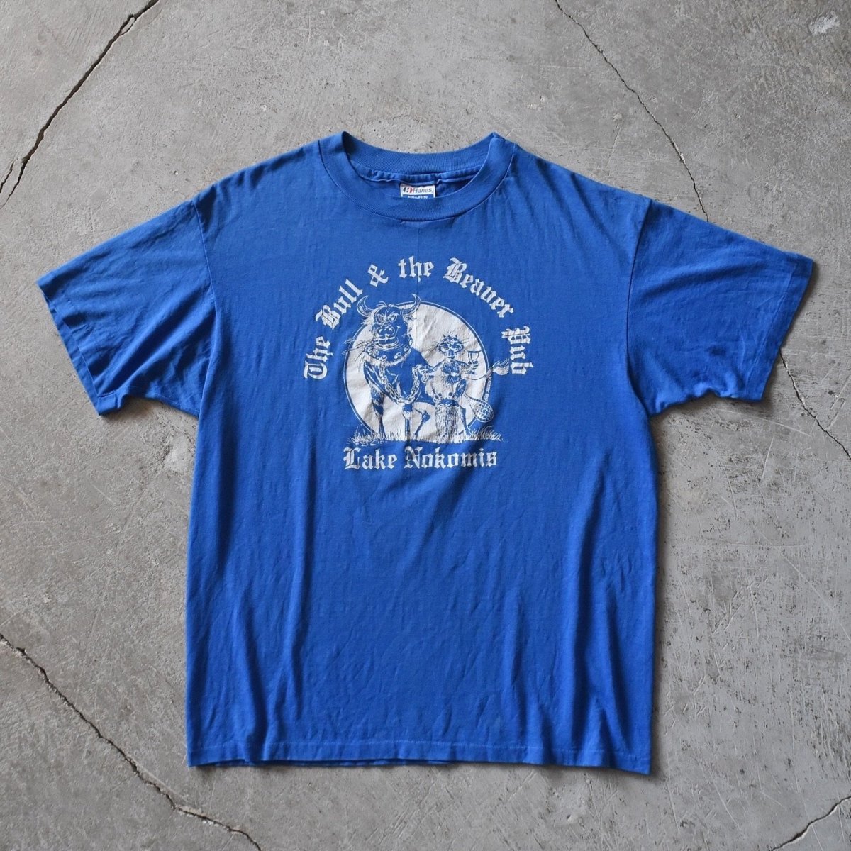 画像1: 1980s THE BULL&THE BEAVER PUB プリントTシャツ　 "MADE IN USA"　 表記XL  (1)